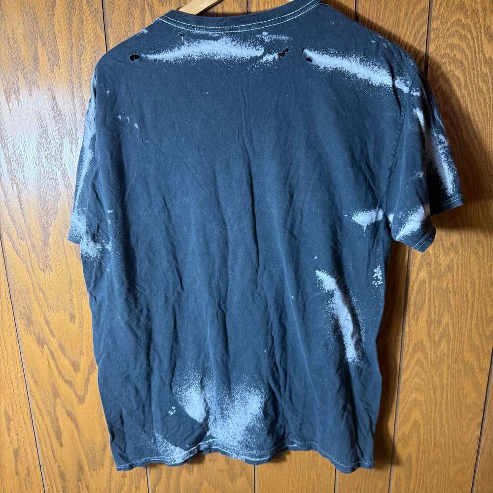 Marilyn Manson Big Chris Art Bleached Distressed Graphic T-Shirt Size L - Picture 8 of 10